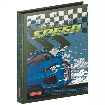 Brunnen Fast Wheels classeur à anneaux bleu
