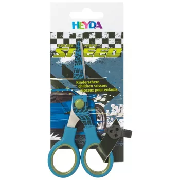 BRUNNEN Fast Wheels ciseaux pour enfants bleu/vert 13,0 cm