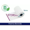 Rouleau de papier thermique ARTDEV 57 mm x 15 m 55 g blanc