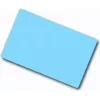Carte PVC vierge ARTDEV - 86 x 54 mm 30mil 0,76 mm bleu clair