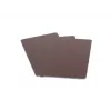 Carte plastique ARTDEV - 86 x 54 mm 30mil 0,76 mm vierge - marron