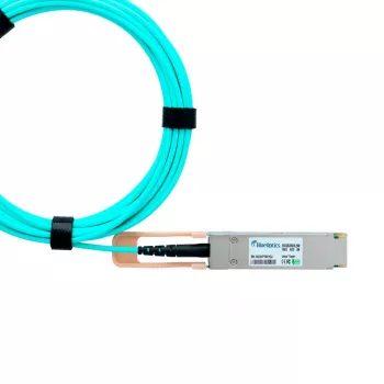 Câble optique actif BlueOptics QSFP28-100G-AOC-30M 30 m compatible Ruckus