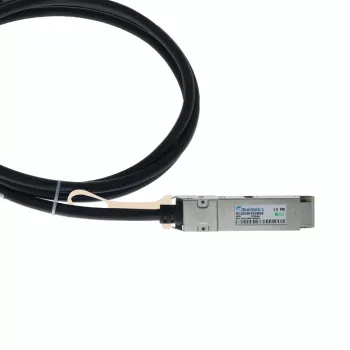Câble Breakout cuivre Direct Attach passif QSFP+ vers 4x SFP+ BlueLAN 0,5 m 40GbE compatible BlueOptics Ruckus
