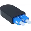 Adaptateur Loopback BlueOptics SC Duplex monomode SM 9/125µm férule céramique bleu