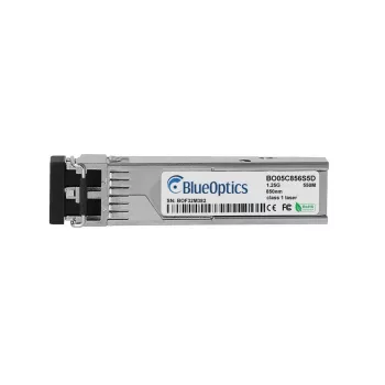 Émetteur-récepteur SFP BlueOptics BO05C856S5D compatible, 1000BASE-SX, LC duplex, 550m, pour Finisar (Dell) FTLF8519P2BNL-FC