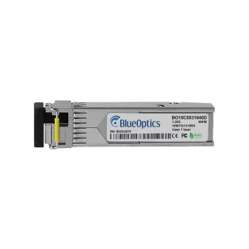 Émetteur-récepteur SFP BlueOptics BO15C5531640D, LC simplex, 1000BASE-BX, 40 km, compatible avec TP-Link SFP-BXD53-40KM
