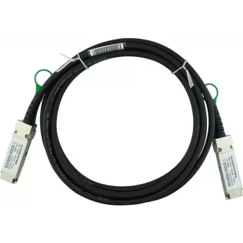Câble direct attach QSFP BlueLAN compatible BlueOptics Edge Core ET6402-DAC-5M, 40GBASE-CR4, Ethernet/Infiniband QDR, 28AWG, 5 mètres (ET6402-DAC-5M-BL)