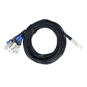 Câble breakout BlueOptics BlueLAN DAC 200GBASE-CR8 QSFP-DD vers 8x SFP28 compatible Dell EMC 3 m