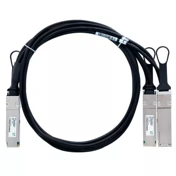 Câble direct attach passif (DAC) breakout BlueOptics BlueLAN QSFP56 compatible HPE P06248-B23 - 200G vers 2x100G twinaxial cuivre, QSFP56 vers 2xQSFP56