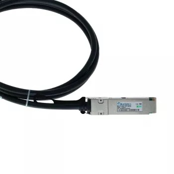Câble direct attach passif (DAC) breakout BlueOptics BlueLAN QSFP56 compatible Lenovo 4Z57A14194 - 200G vers 2x100G twinaxial cuivre, QSFP56 vers 2xQSFP56, 2 m