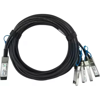 Câble Direct Attach Breakout passif BlueLAN QSFP28 vers 4x SFP28 3 m 26 AWG compatible BlueOptics Lenovo AV23