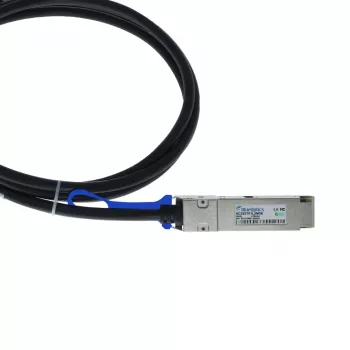 Câble Breakout DAC QSFP28 BlueLAN 1 m compatible BlueOptics Ruckus E100G-QSFP-4SFP-P-0501