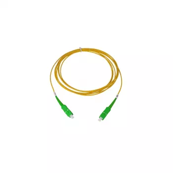 Câble de raccordement fibre optique simplex BlueOptics SC-APC/SC-APC monomode 15 mètres