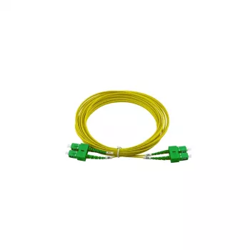 Câble de raccordement fibre optique duplex BlueOptics SC-APC/SC-APC monomode 3 mètres