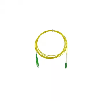 Câble de raccordement fibre optique simplex BlueOptics LC/APC-SC/APC monomode OS2 7,5 m jaune