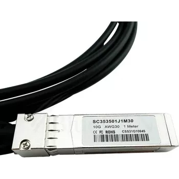 Câble à attache directe SFP+ passif BlueLAN 10GBASE-CR compatible Cisco ONS-SC+-10G-CU5 BlueOptics, 5 m, AWG24