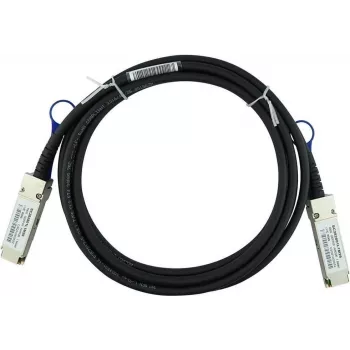 Câble d'attache direct BLUELAN QSFP-100G-CU5M-BL compatible Cisco QSFP28, 100GBASE-CR4, Infiniband EDR, 26AWG, 5 m