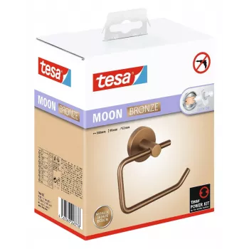Porte-papier toilette Tesa MOON BRONZE autocollant métal
