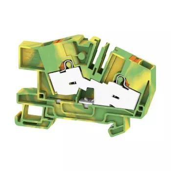Weidmüller AITB 6 BB 2C PE Borne de terre, PUSH IN, 6 mm², 41 A, 800 V, vert/jaune