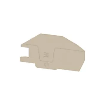 Weidmüller Plaque d'extrémité AEP ITB 16 BB 2C - 20 pièces - Wemid - beige - V0 - 3,45 g