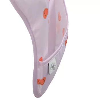 Ensemble de bavoirs imperméables Lassig 6m+ Happy Rascals Heart Lavender