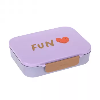 Boîte à repas Lassig Bento 12100157012 Little Gang Heart Purple