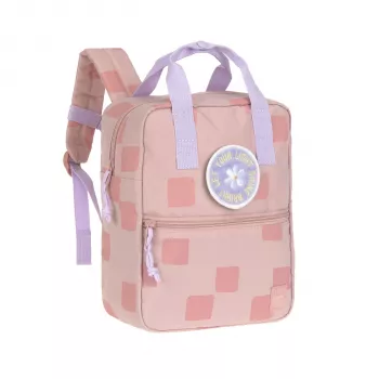 Mini sac à dos Lassig Square Pattern Party Rose