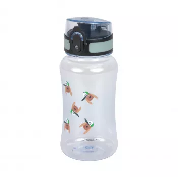 Bouteille Tritan LASSIG 420 ml Tiny Team Dog menthe/bleu