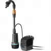 Pompe de récupération d'eau de pluie sans fil Gardena 2600 Comfort 18V P4A prête à l'emploi (14604-20)