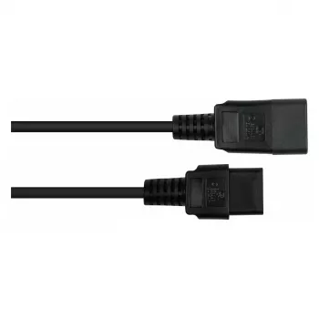 Kabelmeister câble de rallonge d'alimentation C20 vers C19, noir, 1,5 m