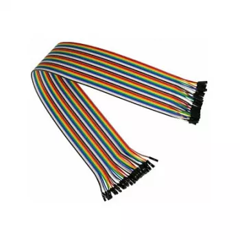 Kabelmeister câbles de raccordement Jumper Wire 40 broches séparables pour Arduino, Raspberry Pi, etc., femelle vers femelle, 20 cm