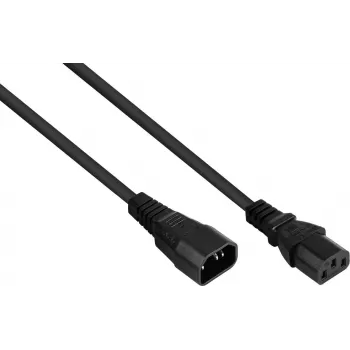 Kabelmeister câble de rallonge d'alimentation C14 vers C13 noir 0,5 m