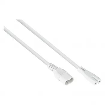Kabelmeister Rallonge Euro C8 vers C7, blanc, 5 m