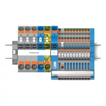 Ensemble de sous-distribution WAGO 821-107 TOPJOB S avec actionneur