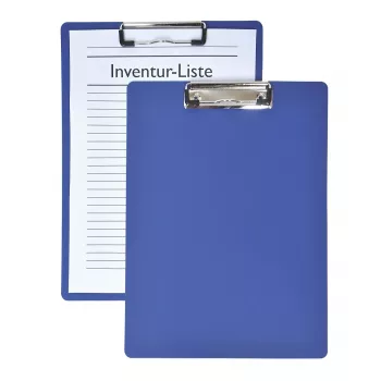 Presse-papiers Foldersys A4 bleu