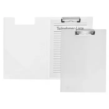 Chemise porte-documents Foldersys transparente A4 PVC