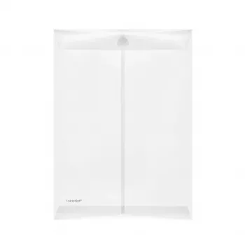 10 pochettes document FolderSys transparentes lisses A4