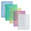 Pochettes à documents FolderSys A4, couleurs assorties, lot de 10