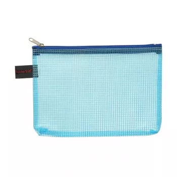10 pochettes zip FolderSys A6 transparent
