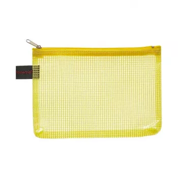 FolderSys 10 pochettes à fermeture éclair A6 transparent