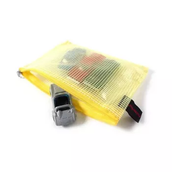 FolderSys 10 pochettes à fermeture éclair A6 transparent