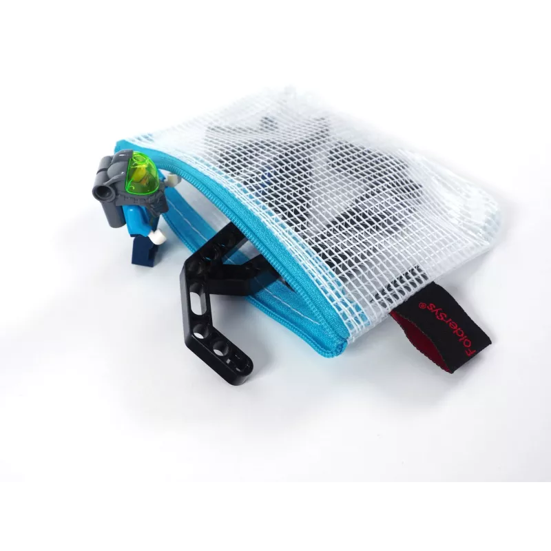 Pochette à fermeture éclair FolderSys A7 transparente
