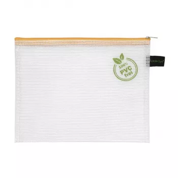 FolderSys pochette à fermeture éclair A5 transparente