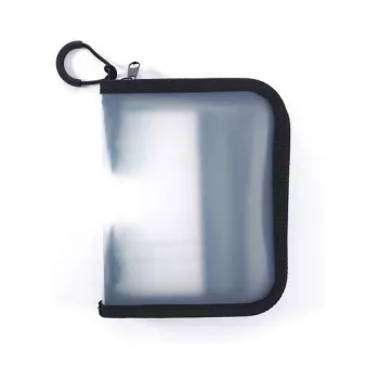 Pochette à fermeture éclair FolderSys Mini A6 transparente