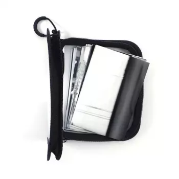 Pochette à fermeture éclair FolderSys Mini A6 transparente