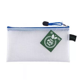 Pochette à fermeture éclair FolderSys DIN long transparente