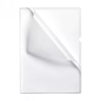 Pochettes de présentation FolderSys Premium transparentes grainées DIN A4, lot de 10