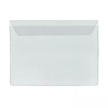 FolderSys 10 pochettes document autocollantes lisses A5 transparent