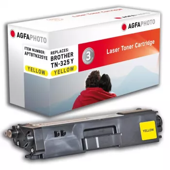 AGFAPHOTO cartouche de toner jaune compatible (alternative à Brother TN-325Y)