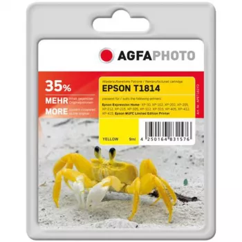 AgfaPhoto APET181SETD set de cartouches d'encre, noir/cyan/magenta/jaune (lot de 4)